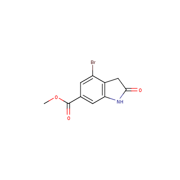 methyl 4-bromo-2-oxo-2,3-dihydro-1H-indole-6-carboxylate