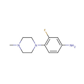 3-fluoro-4-(4-methyl-1-piperazinyl)benzenamine