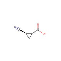 trans-2-cyanocyclopropane-1-carboxylic acid