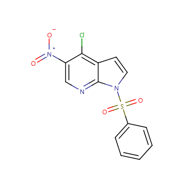 1-(benzenesulfonyl)-4-chloro-5-nitro-1H-pyrrolo[2,3-b]pyridine