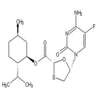 (1R,2S,5R)-menthyl 5S-(fluorocytosine-1-yl)-[1,3]-oxathiolane-2R-carboxylate