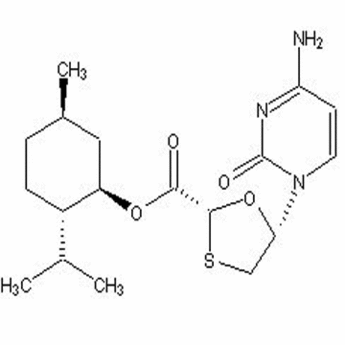 (1R,2S,5R)-menthyl 5S-(cytosine-1-yl)-[1,3]-oxathiolane-2R-carboxylate (CME)