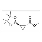 Cyclopropanecarboxylic acid, 2-(4,4,5,5-tetramethyl-1,3,2-dioxaborolan-2-yl)-, methyl ester, (1r,2r)