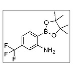 2-(4,4,5,5-tetramethyl-1,3,2-dioxaborolan-2-yl)-5-(trifluoromethyl)aniline