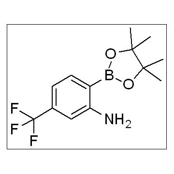 2-(4,4,5,5-tetramethyl-1,3,2-dioxaborolan-2-yl)-5-(trifluoromethyl)aniline