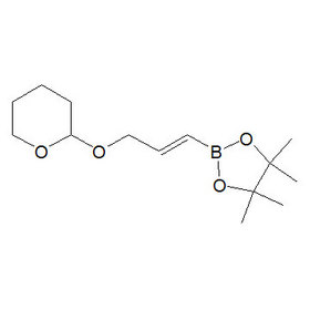 trans-3-(tetrahydropyran-2-yloxy)propen-1-ylboronic acid, pinacol ester