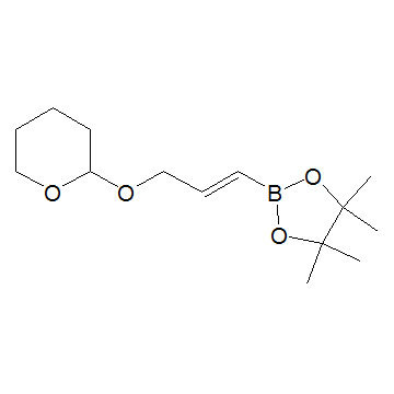 trans-3-(tetrahydropyran-2-yloxy)propen-1-ylboronic acid, pinacol ester