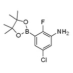 5-Chloro-2-fluoro-3-(4,4,5,5-tetramethyl-1,3,2-dioxaborolan-2-yl)aniline