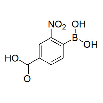 4-Carboxy-2-nitrophenyl boronic acid