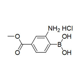 2-Amino-4-methoxycarbonylphenylboronic acid.HCL