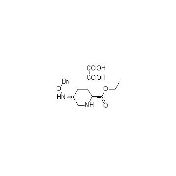 (2s,5r)-ethyl 5-((benzyloxy)amino)piperidine-2-carboxylate oxalate 