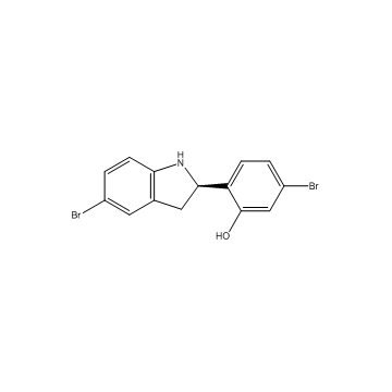 (R)-5-bromo-2-(5-bromoindolin-2-yl)phenol