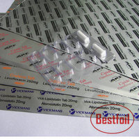 Aluminum blister foil pharmaceutical use