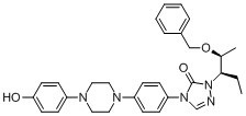 2-[(1S,2S)-1-ethyl-2-bezyloxypropyl]-2,4-dihydro-4-[4-[4-(4-hydroxyphenyl)-1-piperazinyl]phenyl]- 3H