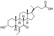 (E)-3α-hydroxy-6-ethylidene-7-keto-5β-cholan-24-oic acid