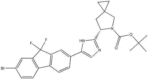 Ledipasvir compd. with acetone int 1441670-89-8