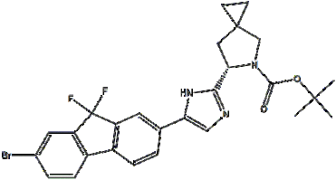 Ledipasvir compd. with acetone int 1441670-89-8