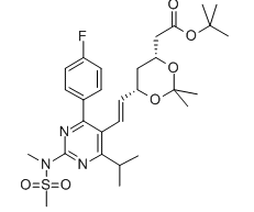 tert-Butyl6-[(1E)-2-[4-(4-fluorophenyl)-6-(1-methylethyl)-2-[methyl(methylsulfonyl)amino]-5-pyrimidi
