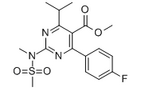 Methyl4-(4-fluorophenyl)-6-isopropyl-2-[(N-methyl-N-methylsulfonyl)amino]pyrimidine-5-carboxylate?