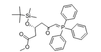 Methyl (3R)-3-(tert-butyldimethylsilyloxy)-5-oxo-6-triphenylphosphoranylidenehexanoate 