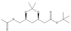 tert-butyl (4r-cis)-6-[(acetyloxy)methyl]-2,2-dimethyl-1,3-dioxane-4-acetate 