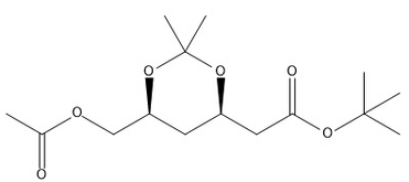 tert-butyl (4r-cis)-6-[(acetyloxy)methyl]-2,2-dimethyl-1,3-dioxane-4-acetate?