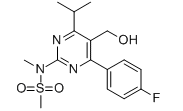 4-(4-Fluorophenyl)-6-isopropyl-2-[(N-methyl-n-methylsulfonyl)amino]pyrimidine-5-yl-methanol 