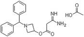 3-Amino-3-iminopropanoic acid 1-(diphenylmethyl)-3-azetidinyl ester acetate