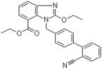 Ethyl 2-ethoxy-1-[(2'-cyanobiphenyl-4-yl)methyl]-1H-benzimidazole-7-carboxylate