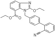 Ethyl 2-ethoxy-1-[(2'-cyanobiphenyl-4-yl)methyl]-1H-benzimidazole-7-carboxylate