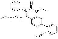 Ethyl 2-ethoxy-1-[(2'-cyanobiphenyl-4-yl)methyl]-1H-benzimidazole-7-carboxylate