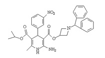 2-Amino-1,4-dihydro-6-methyl-4-(3-nitrophenyl)-3,5-pyridinedicarboxy Lic acid 3-[1-(diphenylmethyl)-