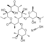 Erythromycin thiocyanate