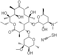 Erythromycin thiocyanate