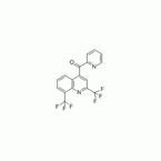 Bis(2,8-di(trifluoromethyl)quinolin-4-yl-2-pyridyl) ketone   