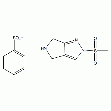 2-(Methylsulfonyl)-2,4,5,6-tetrahydropyrrolo[3,4-c]pyrazole benzenesulfonate