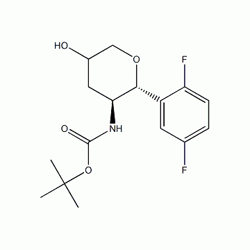 tert-butyl[(2R, 3S)-2-(2,5-difluorophenyl)-5-hydroxytetrahydro-2H-pyran-3-yl]carbamate