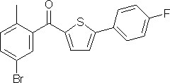 (5-broMo-2-Methylphenyl)(5-(4-fluorophenyl)thiophen-2-yl)Methanone