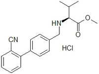 N-[(2'-cyano[1,1'biphenyl]-4-yl)-methyl]-(L)-valine methyl ester monohydrochloride