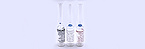 Tubular glass ampoule solution with printing