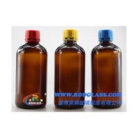 500ml amber reagent glass bottle for liquids
