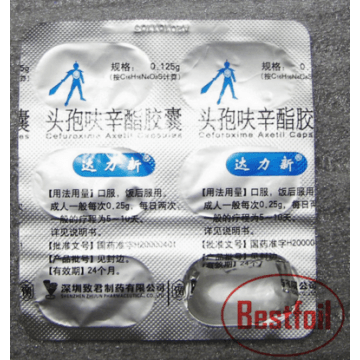 Blister Alu Foil for Pharmaceutical packaging (Lidding-foil for PTP Blister)