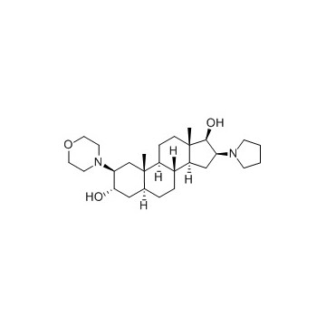  (2b,3a,5a,16b,17b)-2-(4-Morpholinyl)-16-(1-pyrrolidinyl)androstane-3,17-diol