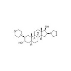  (2b,3a,5a,16b,17b)-2-(4-Morpholinyl)-16-(1-pyrrolidinyl)androstane-3,17-diol