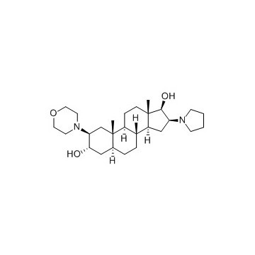  (2b,3a,5a,16b,17b)-2-(4-Morpholinyl)-16-(1-pyrrolidinyl)androstane-3,17-diol