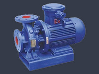 ISWB horizontal single stage single suction pump pipe explosion