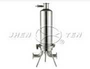 single fluid sanitary filter housing