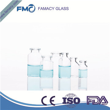 glass vial 25ml/25R clear/amber  glass vials Type 1 HC1