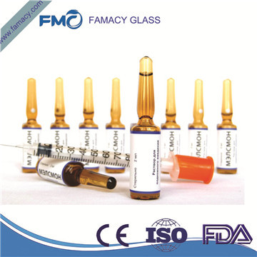 ampoule 3ml/3R clear/amber formD glass ampuls ampoule HC1 Type 1