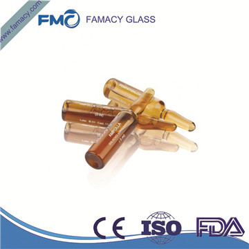 10ml/10R clear/amber formB/C/D glass ampuls ampoule HC1 Type 1
